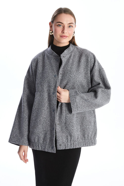 Пальто с воротником Oversize для женщин (Bomber Mont)